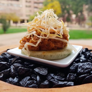 Pan de borraja y trucha