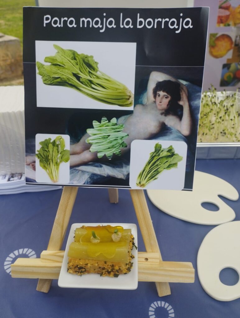 La borraja, protagonista del mercado agroalimentario del Campus San Francisco